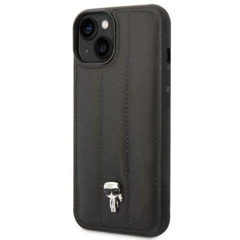 Etui Karl Lagerfeld Puffy Ikonik Pin na iPhone 14 Plus - czarne Karl Lagerfeld