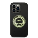 Etui Karl Lagerfeld Silicone RSG na iPhone 14 Pro - czarne Karl Lagerfeld