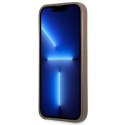 Etui Guess 4G Triangle Logo Cardslot na iPhone 13 Pro / 13 - brązowe Guess