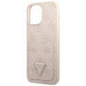 Etui Guess 4G Triangle Logo Cardslot na iPhone 13 Pro Max - różowe Guess