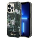 Etui Guess Jungle Collection na iPhone 14 Pro - zielone Guess