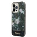 Etui Guess Jungle Collection na iPhone 14 Pro - zielone Guess