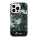 Etui Guess Jungle Collection na iPhone 14 Pro - zielone Guess