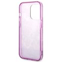Etui Guess Porcelain Collection na iPhone 14 Pro Max - fuksjowe Guess