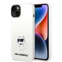 Etui Karl Lagerfeld Silicone Choupette na iPhone 14 Plus - białe Karl Lagerfeld