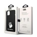 Etui Karl Lagerfeld Silicone Choupette na iPhone 14 Plus - czarne Karl Lagerfeld