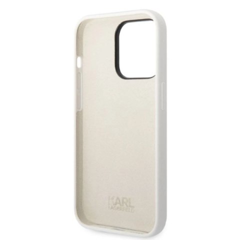 Etui Karl Lagerfeld Silicone Choupette na iPhone 14 Pro Max - białe Karl Lagerfeld