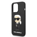 Etui Karl Lagerfeld Silicone Ikonik MagSafe na iPhone 14 Pro Max - czarne Karl Lagerfeld