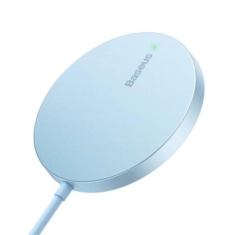 Baseus Simple Mini3 ładowarka magnetyczna MagSafe Qi 15W niebieska Baseus
