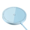 Baseus Simple Mini3 ładowarka magnetyczna MagSafe Qi 15W niebieska Baseus