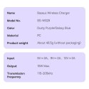 Baseus Simple Mini3 ładowarka magnetyczna MagSafe Qi 15W niebieska Baseus