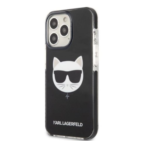 Etui Karl Lagerfeld Choupette Head na iPhone 13 Pro / iPhone 13 - czarne Karl Lagerfeld