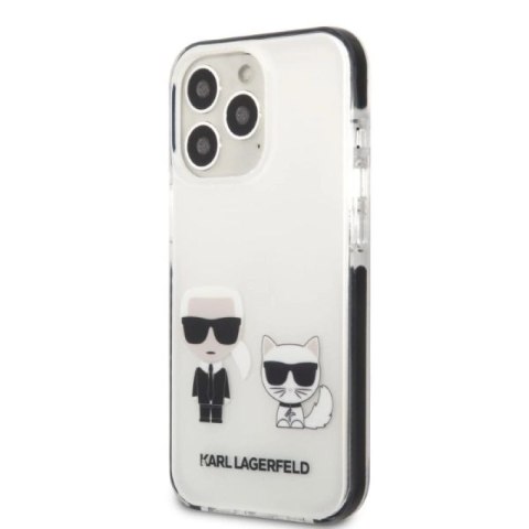 Etui Karl Lagerfeld Karl&Choupette na iPhone 13 Pro Max - białe Karl Lagerfeld