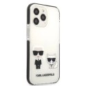 Etui Karl Lagerfeld Karl&Choupette na iPhone 13 Pro Max - białe Karl Lagerfeld