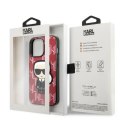 Etui Karl Lagerfeld Monogram Ikonik Patch na iPhone 13 Pro Max - czerwone Karl Lagerfeld