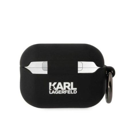 Etui Karl Lagerfeld Silicone Choupette Head 3D na AirPods Pro 2 - czarne Karl Lagerfeld
