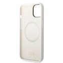 Etui Karl Lagerfeld Silicone Choupette MagSafe na iPhone 14 Plus - białe Karl Lagerfeld