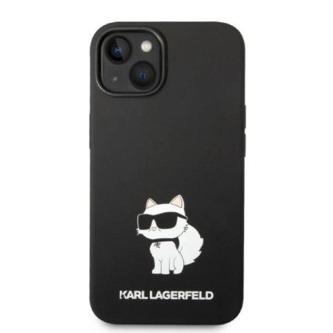 Etui Karl Lagerfeld Silicone Choupette MagSafe na iPhone 14 Plus - czarne Karl Lagerfeld