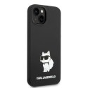 Etui Karl Lagerfeld Silicone Choupette MagSafe na iPhone 14 Plus - czarne Karl Lagerfeld