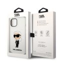 Etui Karl Lagerfeld Silicone Ikonik na iPhone 14 Plus - białe Karl Lagerfeld