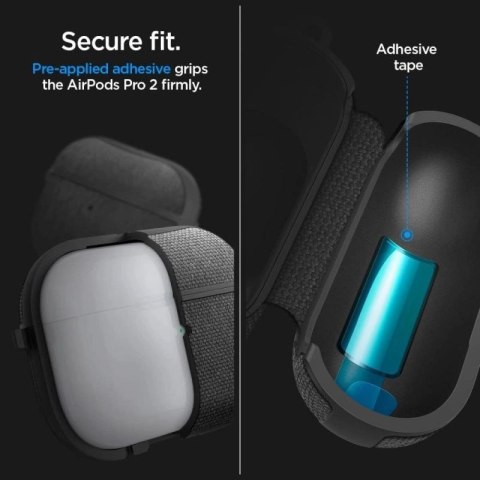 Etui Spigen Urban Fit na Apple AirPods Pro 1 / 2 - czarne Spigen