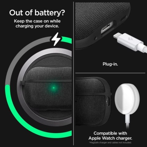 Etui Spigen Urban Fit na Apple AirPods Pro 1 / 2 - czarne Spigen