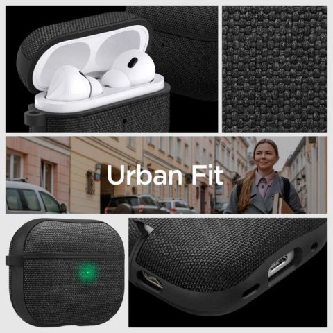 Etui Spigen Urban Fit na Apple AirPods Pro 1 / 2 - czarne Spigen