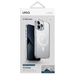 Etui UNIQ Combat Magclick Charging na iPhone 14 Pro Max - przezroczyste UNIQ