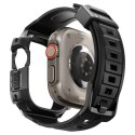 Etui z paskiem Spigen Rugged Armor Pro na Apple Watch Ultra (49 mm) - czarne Spigen