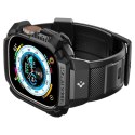 Etui z paskiem Spigen Rugged Armor Pro na Apple Watch Ultra (49 mm) - czarne Spigen