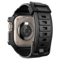 Etui z paskiem Spigen Rugged Armor Pro na Apple Watch Ultra (49 mm) - czarne Spigen