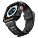 Etui z paskiem Spigen Rugged Armor Pro na Apple Watch Ultra (49 mm) - czarne Spigen