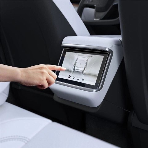Szkło hartowane Spigen Glas.tR Slim na Tesla Model X 2022 / Model S 2021 - czarne Spigen