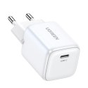 Szybka ładowarka sieciowa GaN USB C 30W PD Ugreen Nexode Mini - biała UGREEN