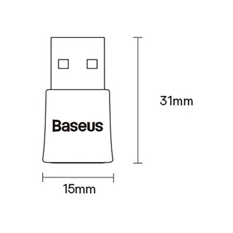 Adapter Bluetooth USB Baseus BA07 - czarny Baseus