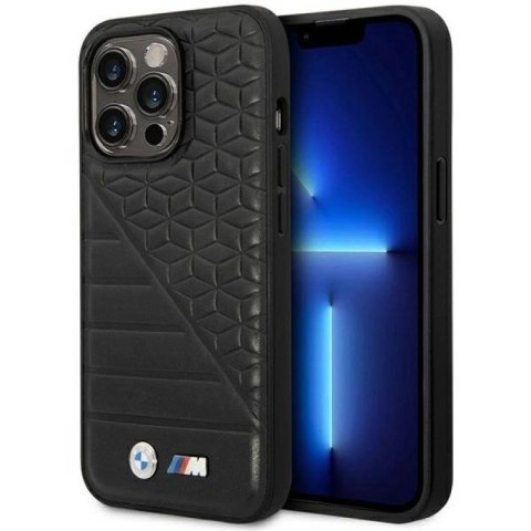 Etui BMW Bi Pattern na iPhone 14 Pro 6,1" - czarne BMW