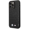 Etui BMW Bi Pattern na iPhone 14 Pro 6,1" - czarne BMW