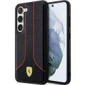 Etui Ferrari Perforated 296 P na Samsung Galaxy S23+ - czarne Ferrari