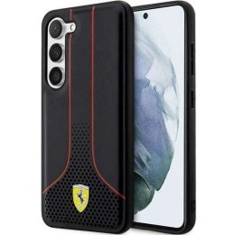 Etui Ferrari Perforated 296 P na Samsung Galaxy S23 - czarne Ferrari