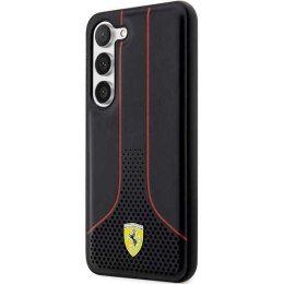 Etui Ferrari Perforated 296 P na Samsung Galaxy S23 - czarne Ferrari