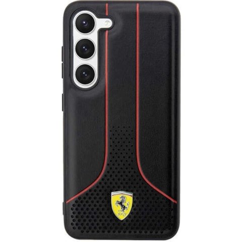 Etui Ferrari Perforated 296 P na Samsung Galaxy S23 - czarne Ferrari
