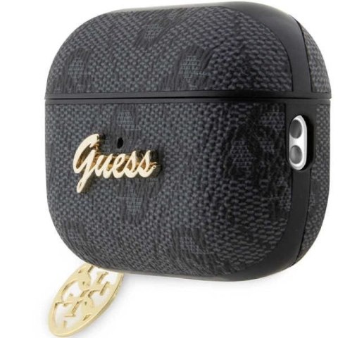 Etui Guess 4G Charm Collection na AirPods Pro 2 - czarne Guess