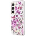 Etui Guess Flower Collection na Samsung Galaxy S23+ - białe Guess