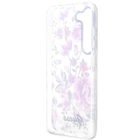 Etui Guess Flower Collection na Samsung Galaxy S23+ - białe Guess