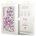 Etui Guess Flower Collection na Samsung Galaxy S23 - białe Guess