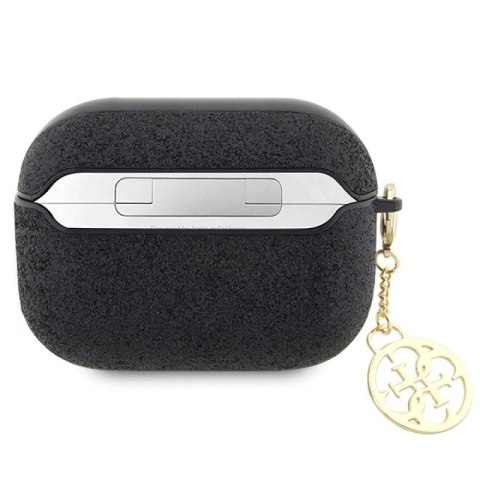 Etui Guess Glitter Flake 4G Charm na AirPods Pro 2 - czarne Guess