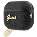 Etui Guess Glitter Flake 4G Charm na AirPods Pro 2 - czarne Guess