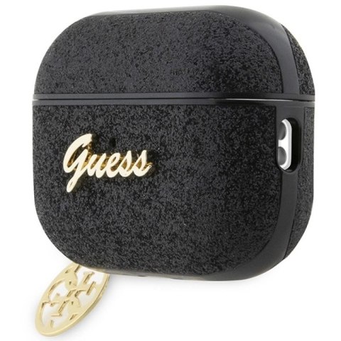 Etui Guess Glitter Flake 4G Charm na AirPods Pro 2 - czarne Guess