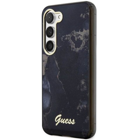 Etui Guess Golden Marble Collection S23 - czarne Guess