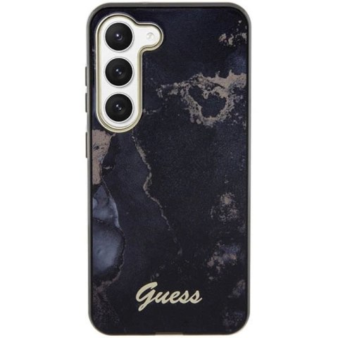 Etui Guess Golden Marble Collection S23 - czarne Guess